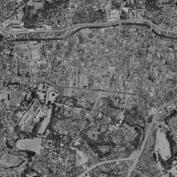 高輪ゲートウェイシティ周辺の 1961〜1969 年の空中写真