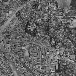 高輪ゲートウェイシティ周辺の 1961〜1969 年の空中写真