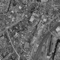 高輪ゲートウェイシティ周辺の 1961〜1969 年の空中写真