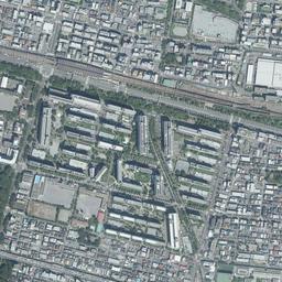 高島平団地周辺の現在の空中写真