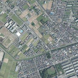 武里団地周辺の現在の空中写真