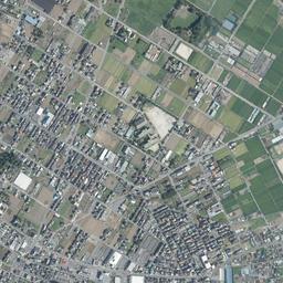 武里団地周辺の現在の空中写真