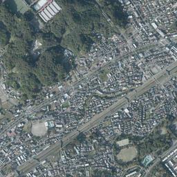 多摩ニュータウン (多摩センター)周辺の現在の空中写真