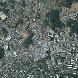 常盤平団地周辺の現在の空中写真
