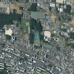 常盤平団地周辺の現在の空中写真
