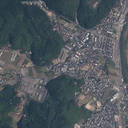 徳力団地周辺の現在の空中写真