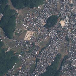 徳力団地周辺の現在の空中写真