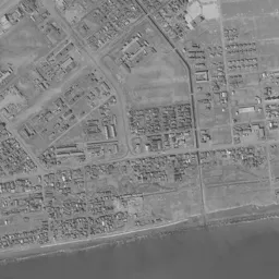 苫小牧港 (西港)周辺の 1961〜1969 年の空中写真