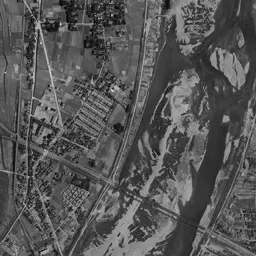 富山駅北 (富岩運河環水公園)周辺の 1961〜1969 年の空中写真