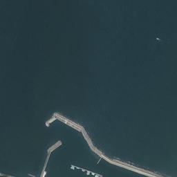 富山新港 (新湊)周辺の現在の空中写真