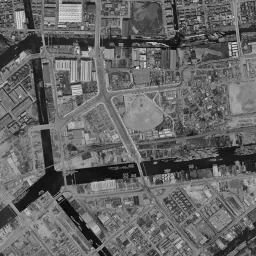 豊洲周辺の 1961〜1969 年の空中写真