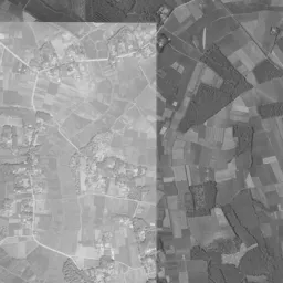 筑波研究学園都市周辺の 1961〜1969 年の空中写真