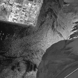 宇品・広島港地区周辺の 1961〜1969 年の空中写真