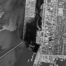 宇品・広島港地区周辺の 1961〜1969 年の空中写真