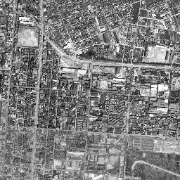 宇品・広島港地区周辺の 1961〜1969 年の空中写真