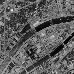 うめきた (グランフロント大阪)周辺の 1961〜1969 年の空中写真