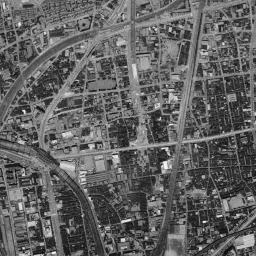 うめきた (グランフロント大阪)周辺の 1961〜1969 年の空中写真