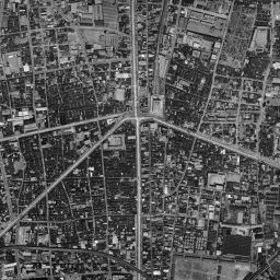 うめきた (グランフロント大阪)周辺の 1961〜1969 年の空中写真