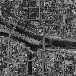うめきた (グランフロント大阪)周辺の 1961〜1969 年の空中写真