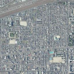 梅小路 (京都鉄道博物館)周辺の現在の空中写真