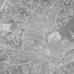 東田 (八幡製鉄所東田地区)周辺の 1961〜1969 年の空中写真