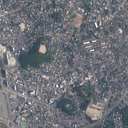 東田 (八幡製鉄所東田地区)周辺の現在の空中写真