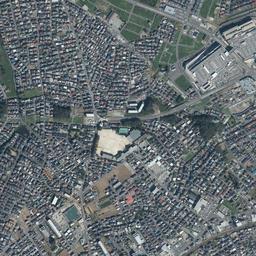 ユーカリが丘周辺の現在の空中写真